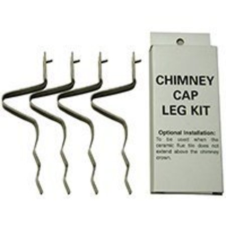 SHELTER SHELTER SCLK Heavy-Duty Chimney Leg Kit, Stainless Steel SCLK